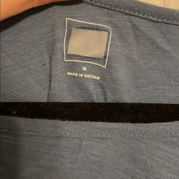 Blue and white baseball tee - Picture 2 of 3